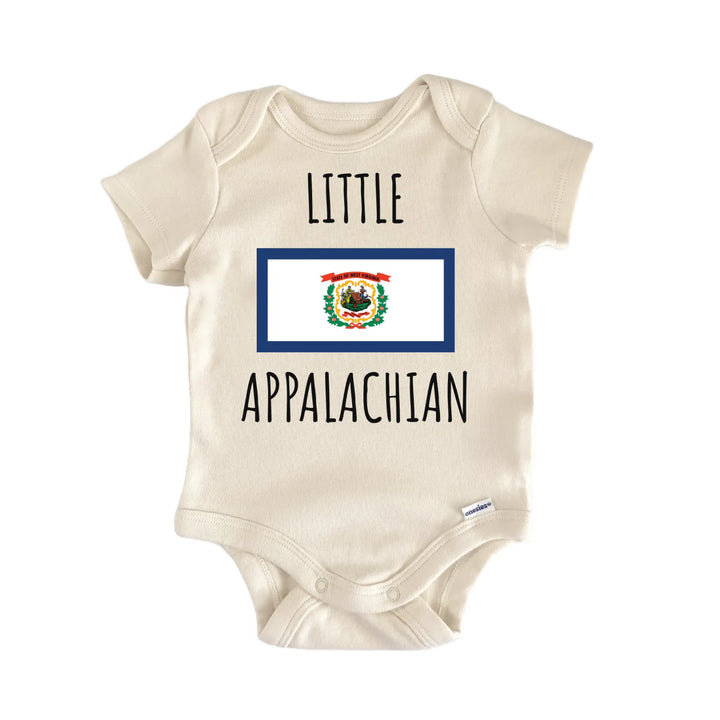 West Virginia Appalachian State Flag Baby Gift Baby Bodysuit