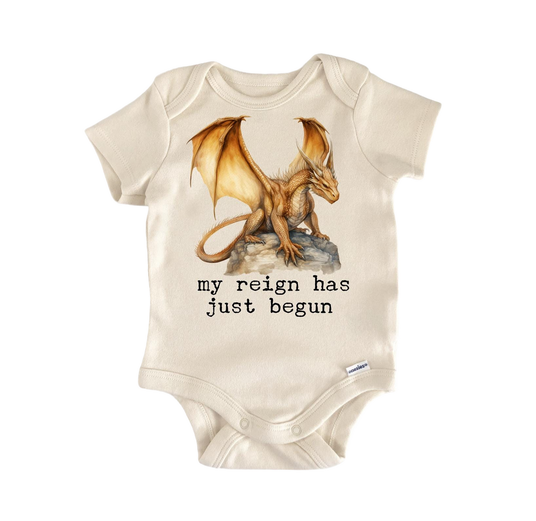 Red Dragon Reign - Baby Boy Girl Clothes Infant Bodysuit Funny Cute Newborn  Funny Cute Onesie® | North Fork Forager LLC