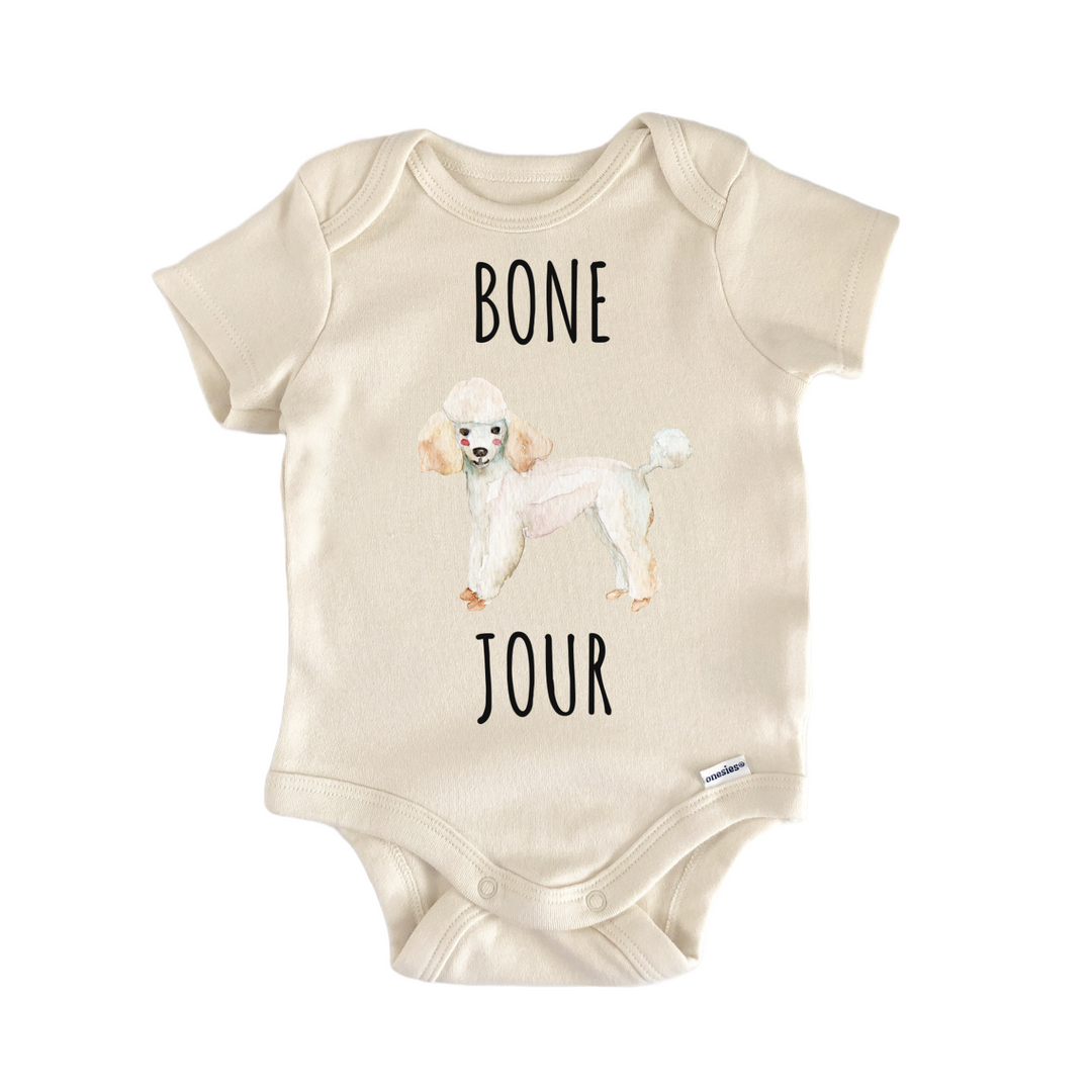 French Poodle Dog France Baby Gift Baby Onesie®