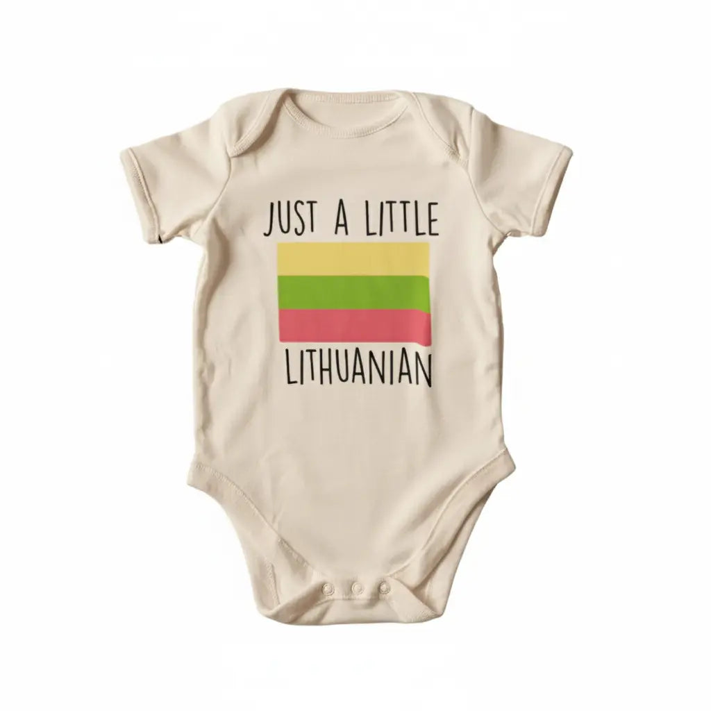 Lithuanian Lithuania - Baby Boy Girl Clothes Infant Bodysuit Funny Cute Newborn  Funny Cute Onesie® | North Fork Forager LLC