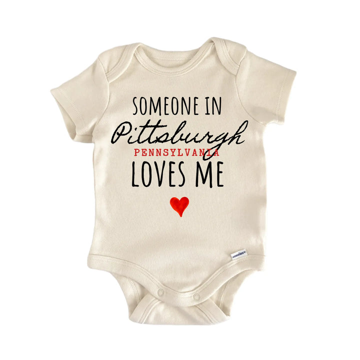 Pittsburgh Pennsylvania Baby Gift Baby Bodysuit