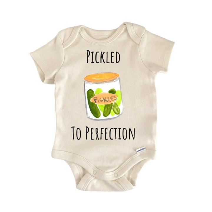 Pickle Jar Brine Pickled Baby Gift Baby Bodysuit