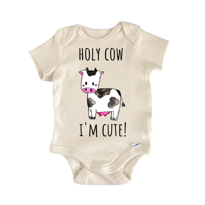 Holy Cow I'm Cute Farm Animal Infant Gift Baby Onesie®