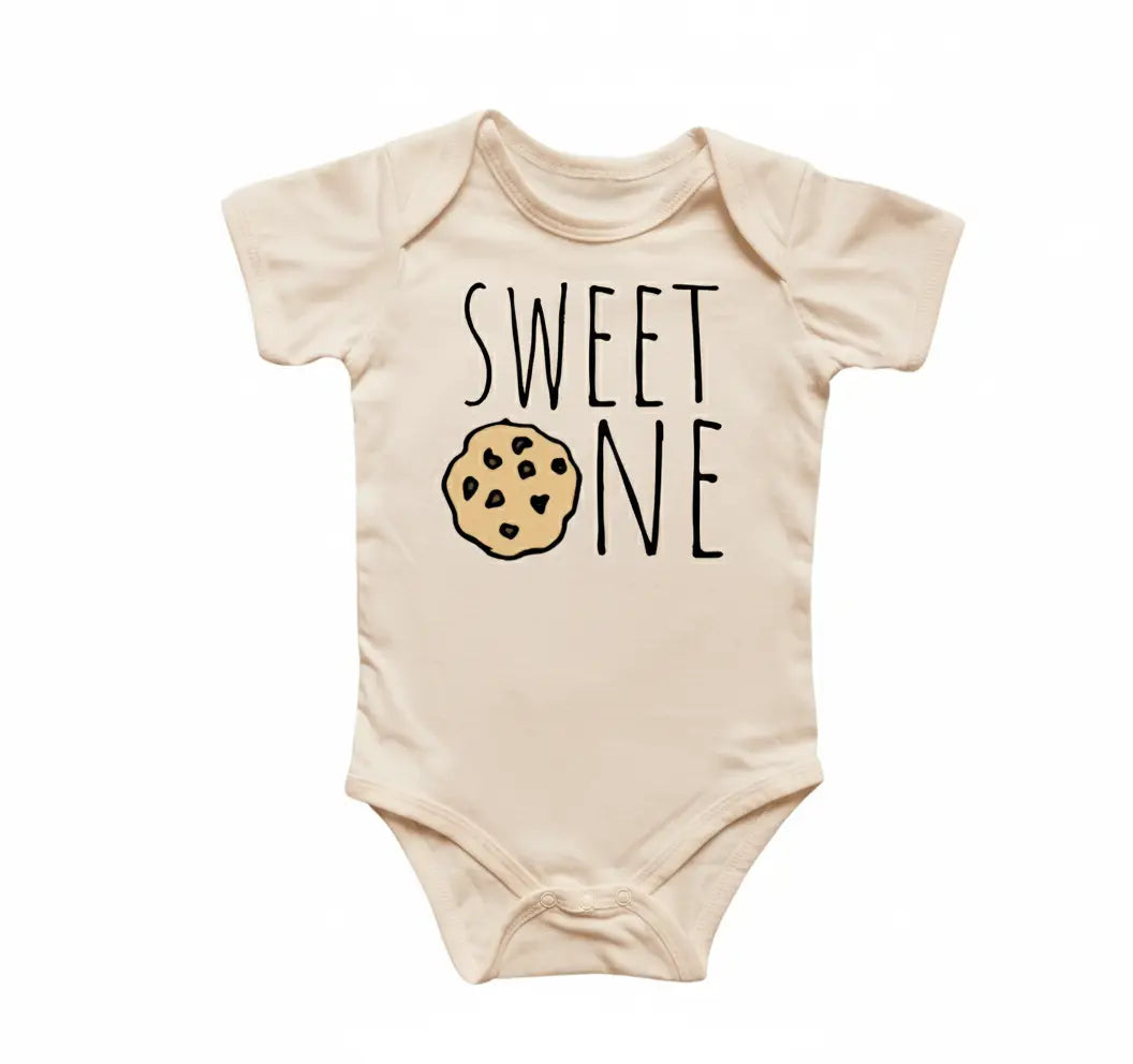 Sweet One Cookie Birthday - Baby Boy Girl Clothes Infant Bodysuit Funny Cute Newborn  Funny Cute Onesie® | North Fork Forager LLC