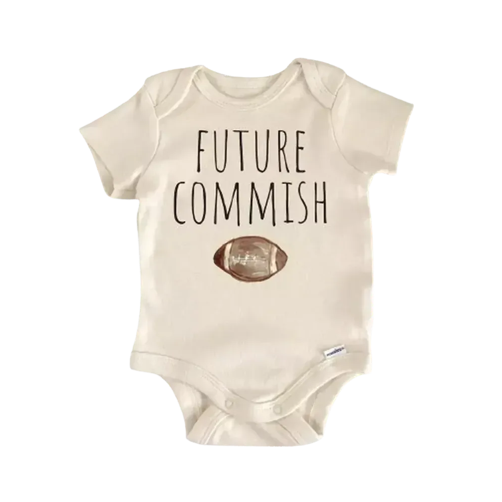 Fantasy Football Commissioner - Baby Boy Girl Clothes Infant Bodysuit Funny Cute Newborn  Funny Cute Onesie® | North Fork Forager LLC