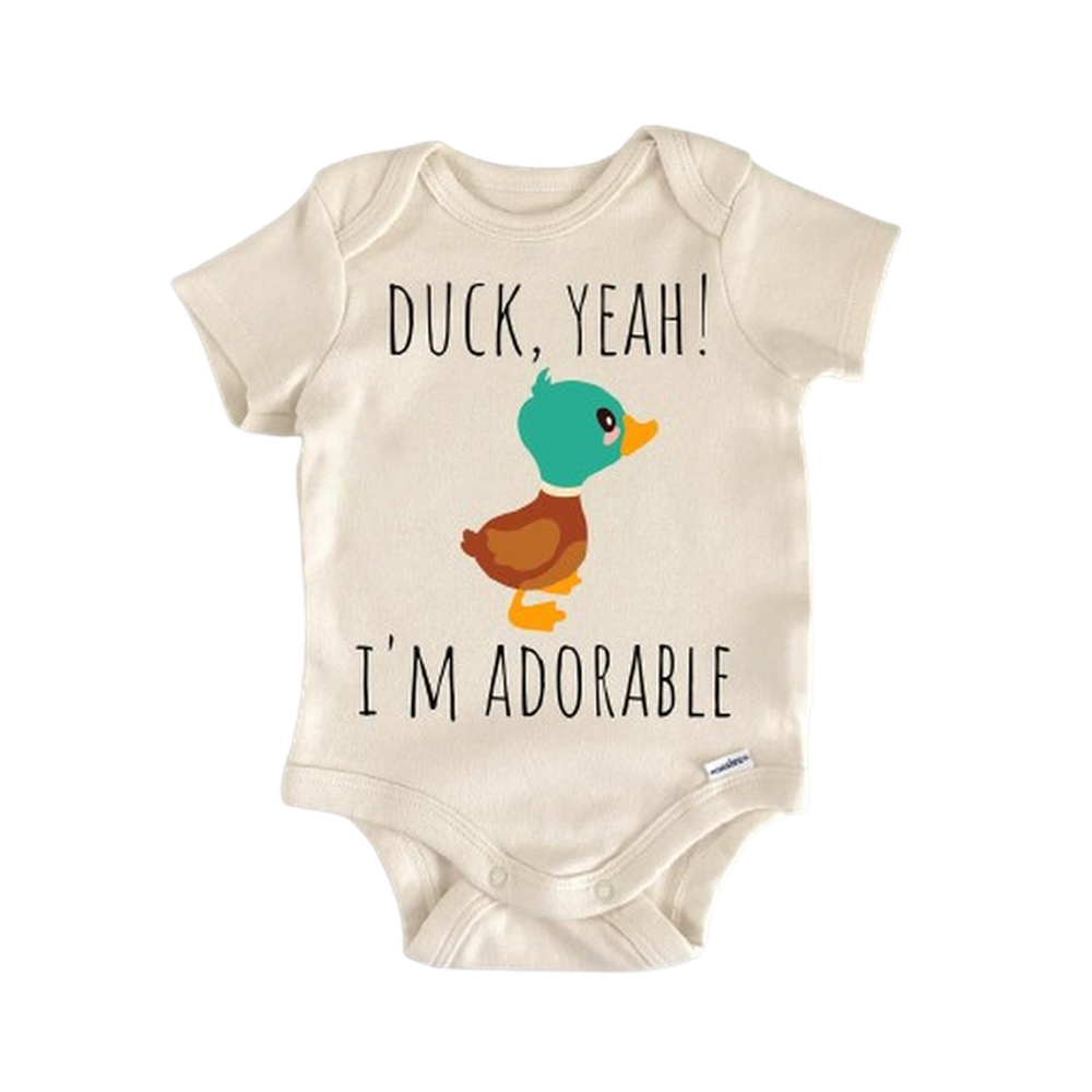 Duck Hunting Teal - Baby Boy Girl Clothes Infant Bodysuit Funny Cute Newborn  Funny Cute Onesie® | North Fork Forager LLC