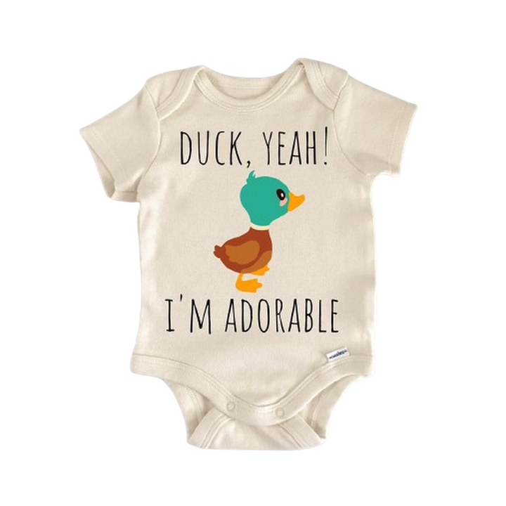 Duck Hunting Teal - Baby Boy Girl Clothes Infant Bodysuit Funny Cute Newborn  Funny Cute Onesie® | North Fork Forager LLC