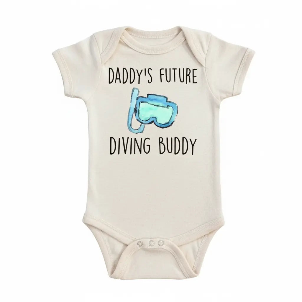 Diving Buddy - Baby Boy Girl Clothes Infant Onesie® Funny Cute Newborn GS1  Funny Cute Onesie® | North Fork Forager LLC