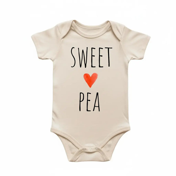 Sweet Pea Heart - Baby Boy Girl Clothes Infant Bodysuit Funny Cute Newborn  Funny Cute Onesie® | North Fork Forager LLC