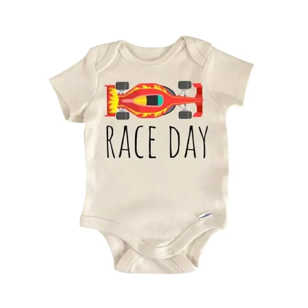 Racing Race Car Racer - Baby Boy Girl Clothes Infant Onesie® Funny Cute Newborn GS1  Funny Cute Onesie® | North Fork Forager LLC