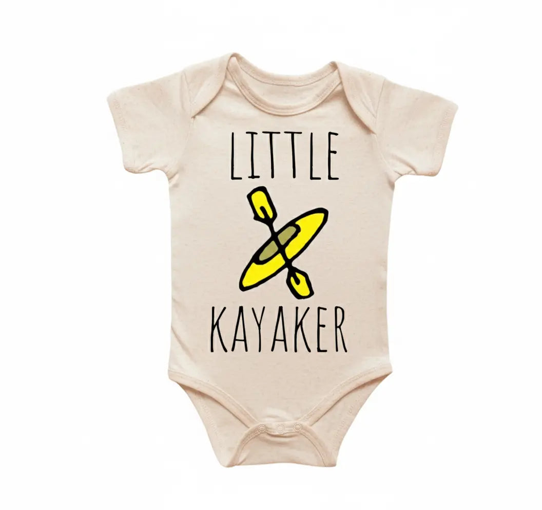 Kayak River Lake - Baby Boy Girl Clothes Infant Onesie® Funny Cute Newborn GS1  Funny Cute Onesie® | North Fork Forager LLC