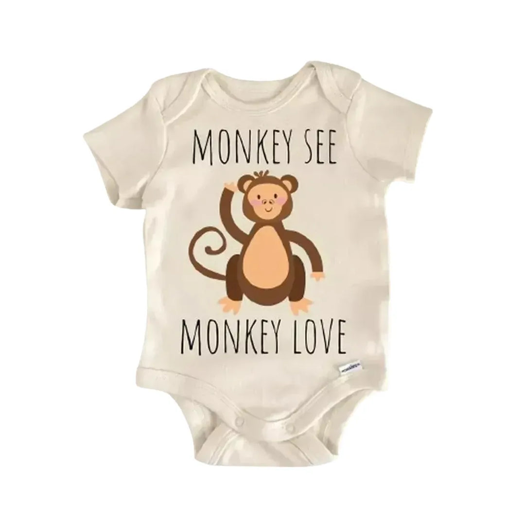 Monkey Jungle Animal - Baby Boy Girl Clothes Infant Onesie® Funny Cute Newborn GS1  Funny Cute Onesie® | North Fork Forager LLC