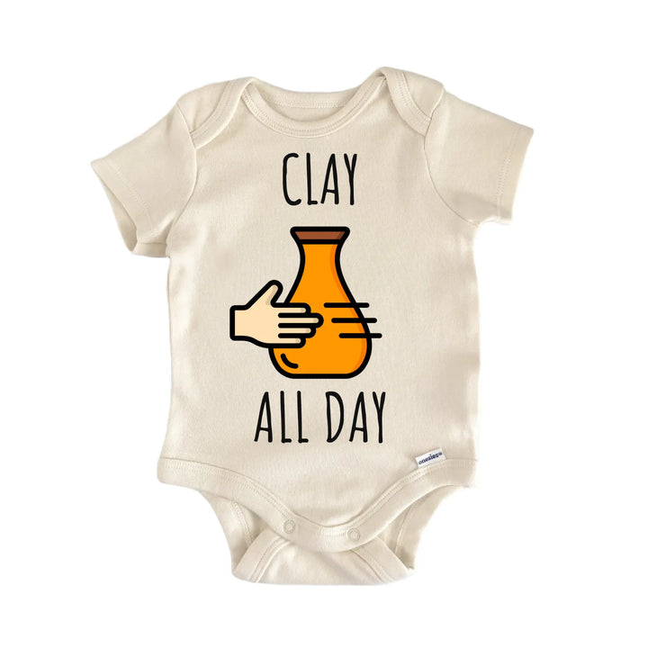 Pottery Making Clay Ceramic Baby Gift Baby Bodysuit
