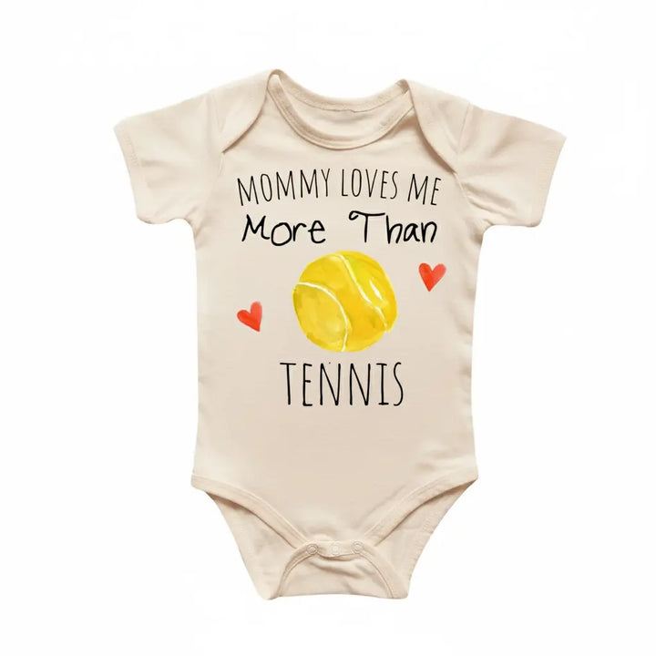 Tennis Love - Baby Boy Girl Clothes Infant Bodysuit Funny Cute Newborn  Funny Cute Onesie® | North Fork Forager LLC