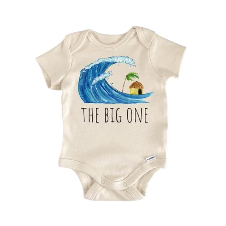 First Birthday Wave Big One - Baby Boy Girl Clothes Infant Bodysuit Funny Cute Newborn  Funny Cute Onesie® | North Fork Forager LLC