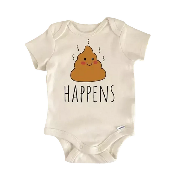 Shit Happens Poop - Baby Boy Girl Clothes Infant Bodysuit Funny Cute Newborn  Funny Cute Onesie® | North Fork Forager LLC