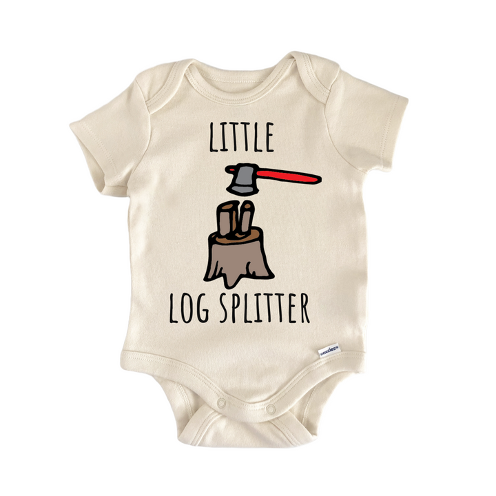 Log Splitter Lumberjack Wood Infant Gift Baby Onesie®