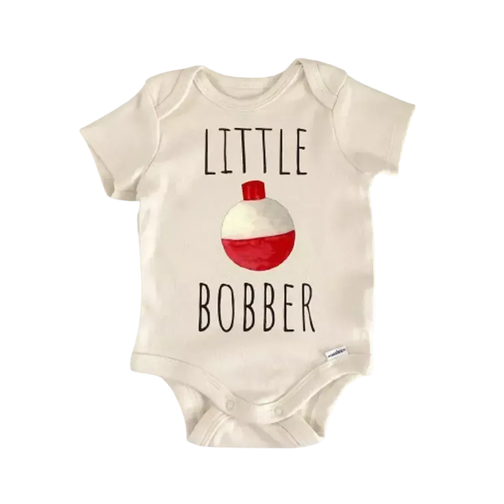 Little Bobber Fishing - Baby Boy Girl Clothes Infant Bodysuit Funny Cute Newborn  Funny Cute Onesie® | North Fork Forager LLC