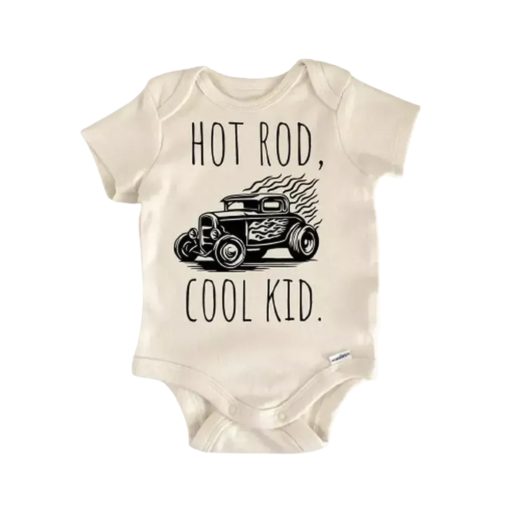 Hot Rod Muscle Car - Baby Boy Girl Clothes Infant Bodysuit Funny Cute Newborn  Funny Cute Onesie® | North Fork Forager LLC