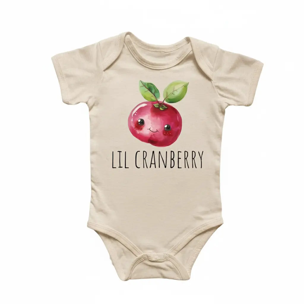 Cranberry Fruit - Baby Boy Girl Clothes Infant Bodysuit Funny Cute Newborn  Funny Cute Onesie® | North Fork Forager LLC