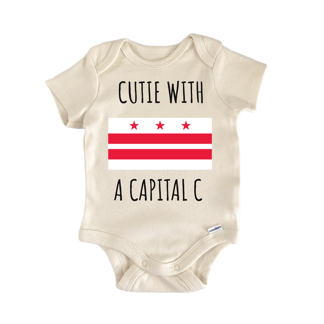 Washington DC State Flag Baby Gift Baby Onesie®