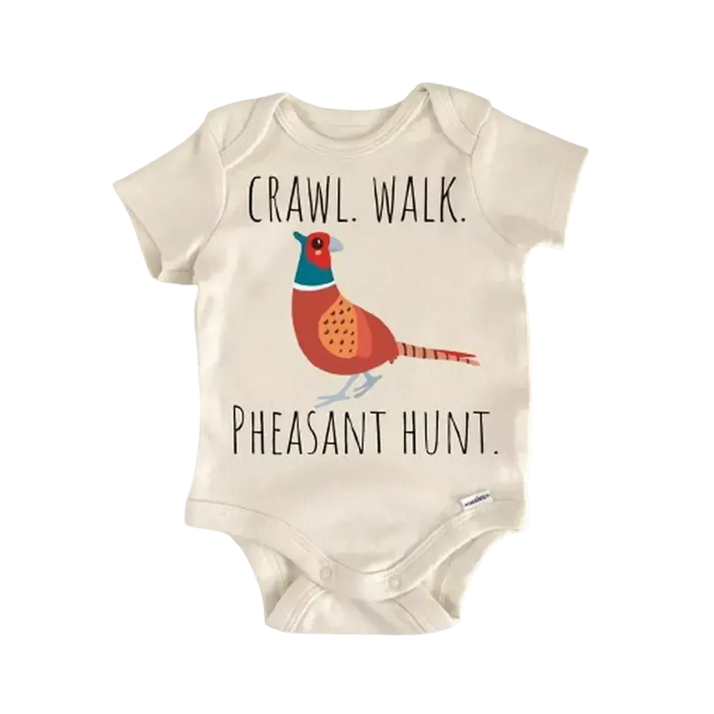 Pheasant Duck Hunter - Baby Boy Girl Clothes Infant Bodysuit Funny Cute Newborn  Funny Cute Onesie® | North Fork Forager LLC