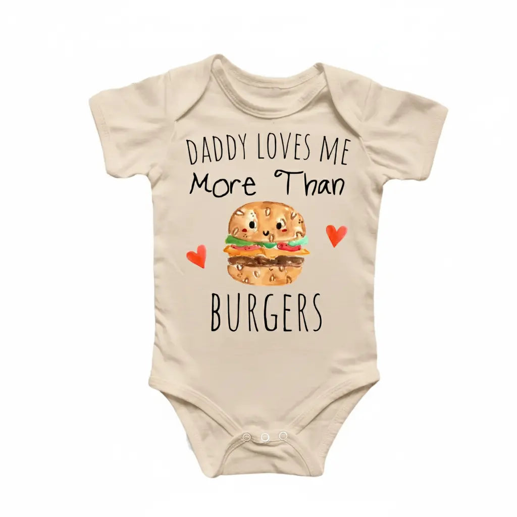 Daddy Bbq Burger - Baby Boy Girl Clothes Infant Onesie® Funny Cute Newborn GS1  Funny Cute Onesie® | North Fork Forager LLC