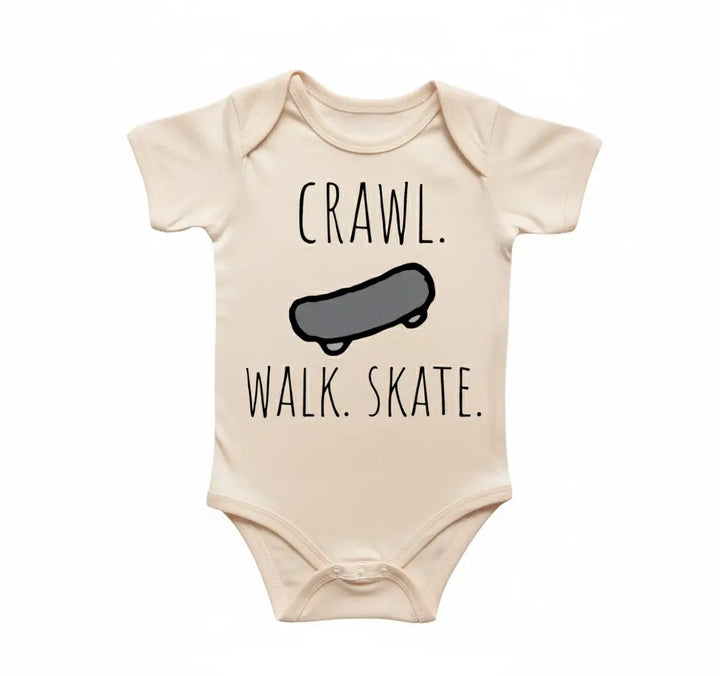 Skateboarding - Baby Boy Girl Clothes Infant Bodysuit Funny Cute Newborn  5  Funny Cute Onesie® | North Fork Forager LLC