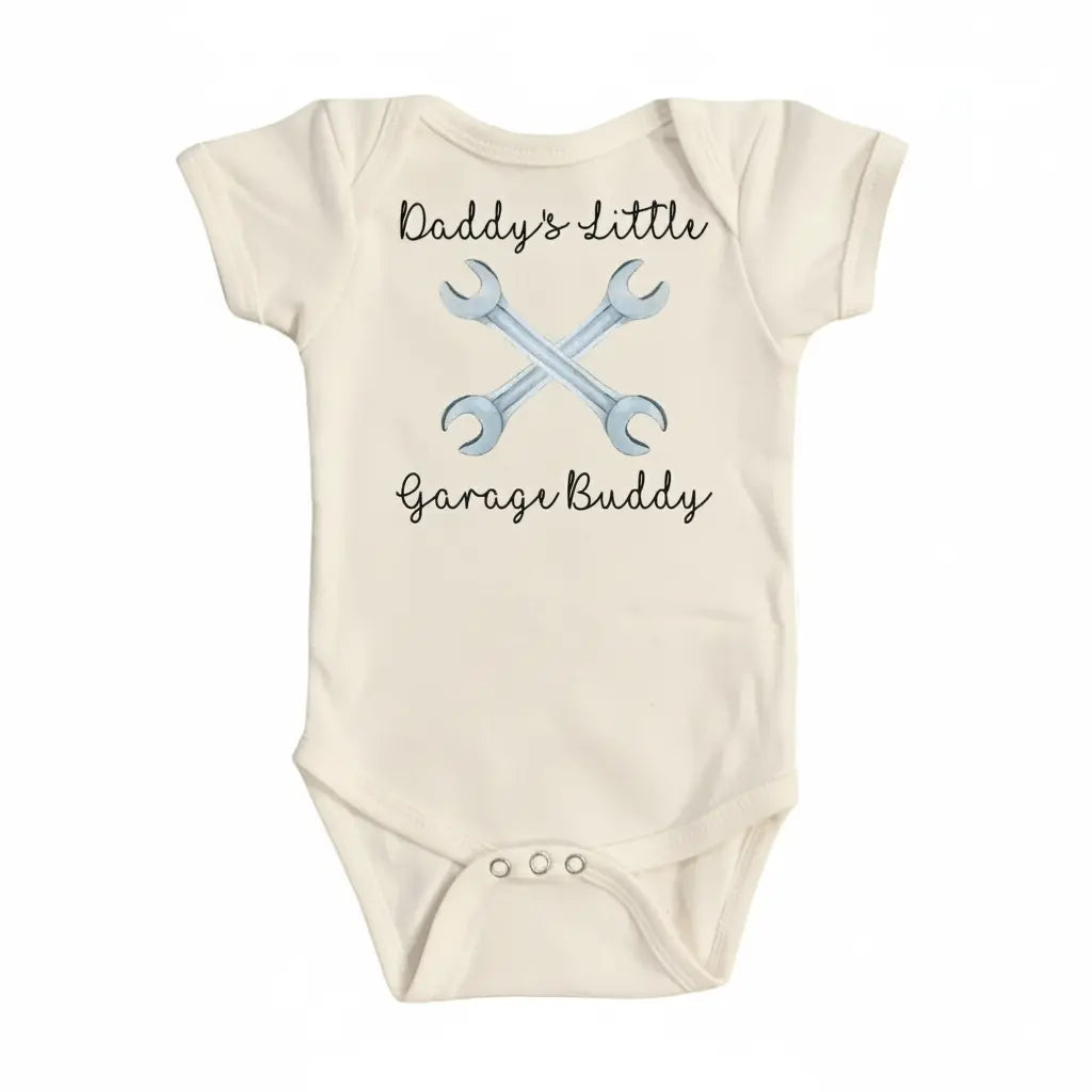 Mechanic Garage - Baby Boy Girl Clothes Infant Onesie® Funny Cute Newborn GS1  Funny Cute Onesie® | North Fork Forager LLC