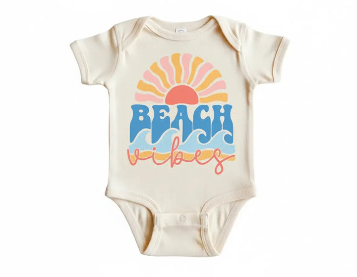 Beach Summer Vibes - Baby Boy Girl Clothes Infant Bodysuit Funny Cute Newborn  Funny Cute Onesie® | North Fork Forager LLC