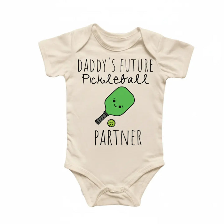 Pickleball Paddle - Baby Boy Girl Clothes Infant Onesie® Funny Cute Newborn GS1  Funny Cute Onesie® | North Fork Forager LLC