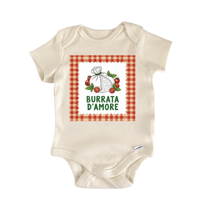 Burrata D'Amore Italian Tomato Cheese Baby Gift Baby Onesie®