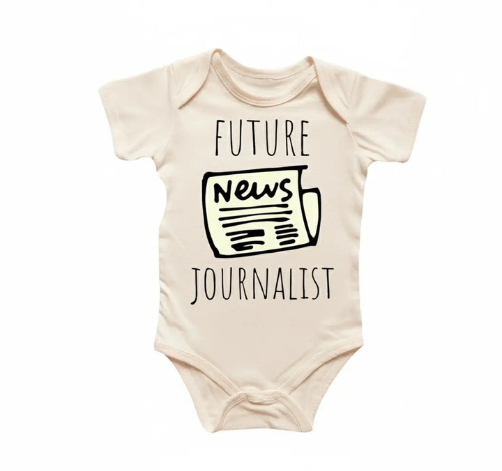 Journalist Newspaper - Baby Boy Girl Clothes Infant Bodysuit Funny Cute Newborn  Funny Cute Onesie® | North Fork Forager LLC