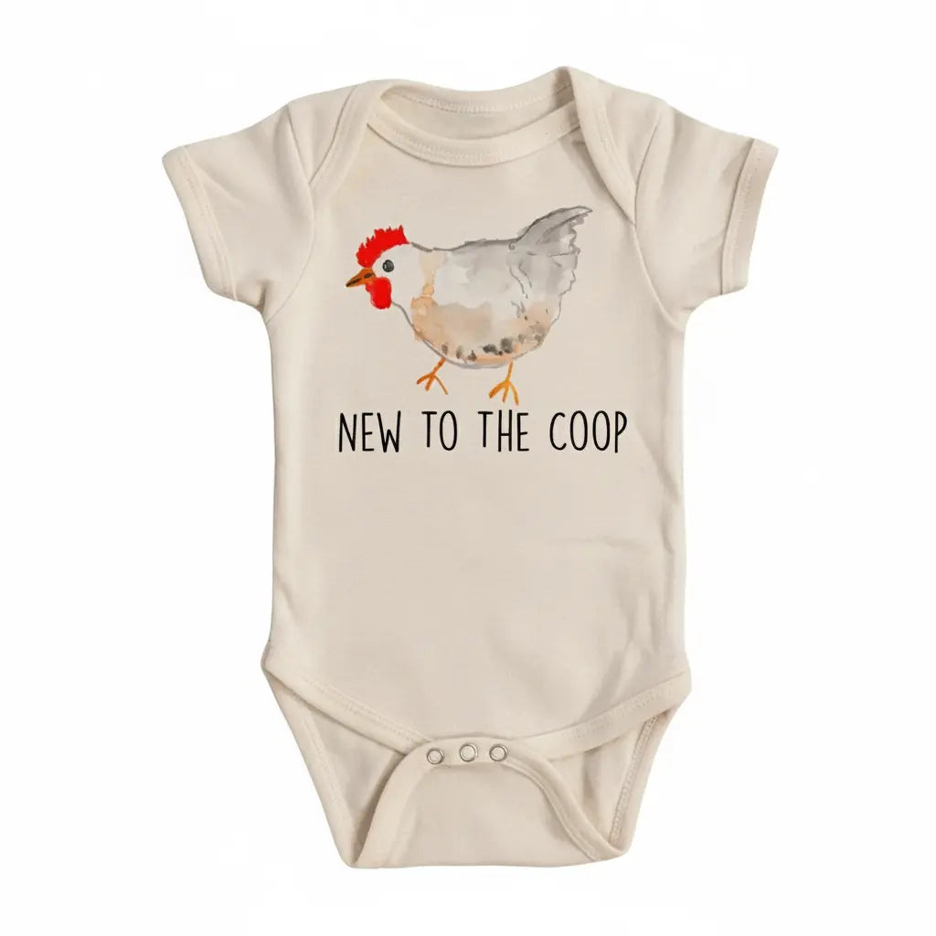 Chicken Coop - Baby Boy Girl Clothes Infant Onesie® Funny Cute Newborn GS1  Funny Cute Onesie® | North Fork Forager LLC