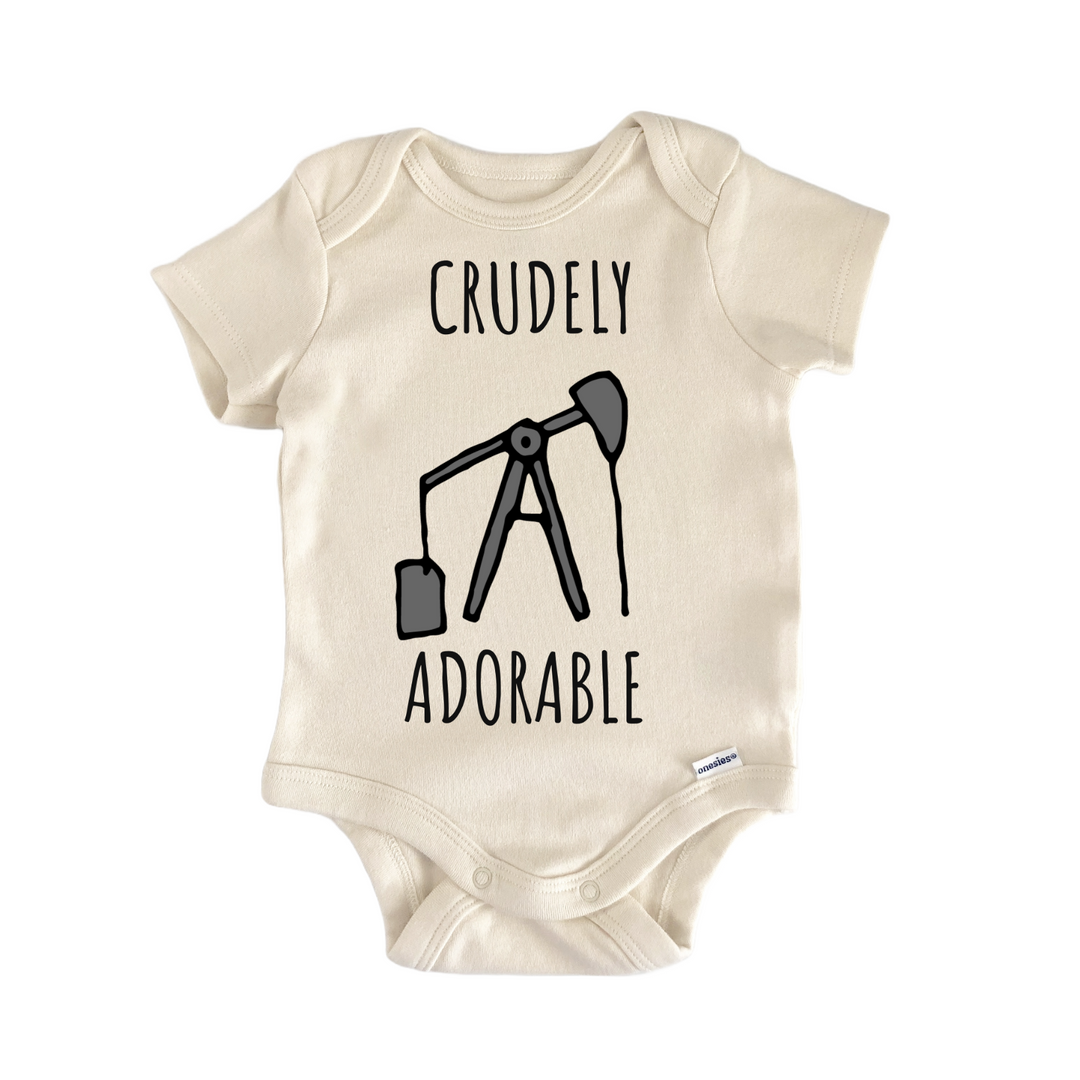 Oil Rig Worker Crude Baby Gift Baby Bodysuit