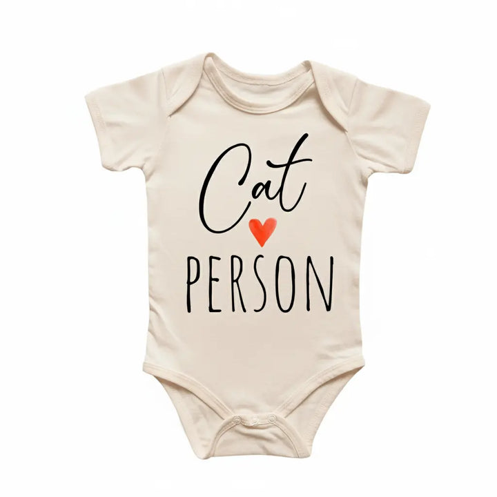 Cat Person Lover - Baby Boy Girl Clothes Infant Bodysuit Funny Cute Newborn  Funny Cute Onesie® | North Fork Forager LLC