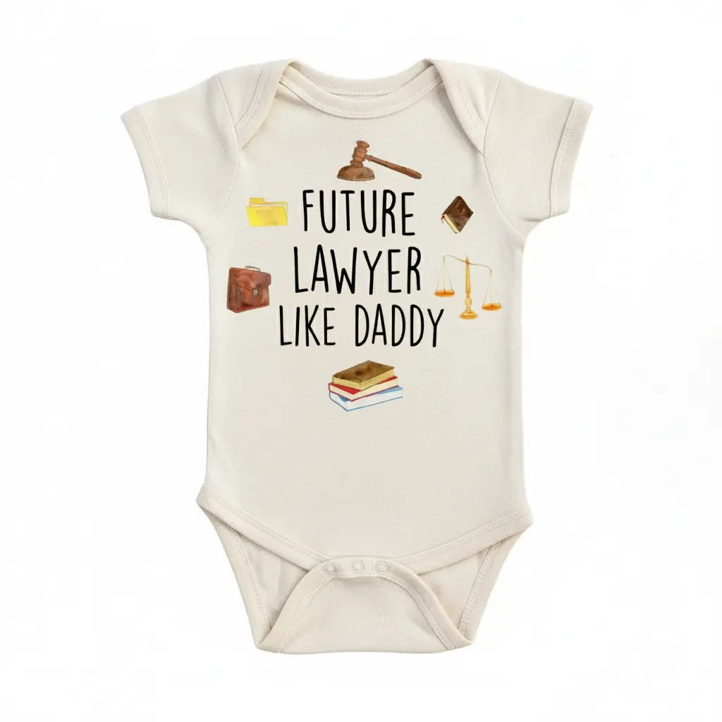 Lawyer Daddy - Baby Boy Girl Clothes Infant Bodysuit Funny Cute Newborn  Funny Cute Onesie® | North Fork Forager LLC