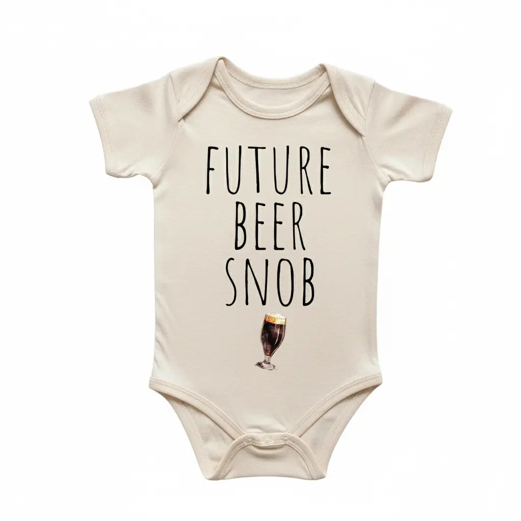 Beer Brewery Snob  - Baby Boy Girl Clothes Infant Bodysuit Funny Cute Newborn  Funny Cute Onesie® | North Fork Forager LLC