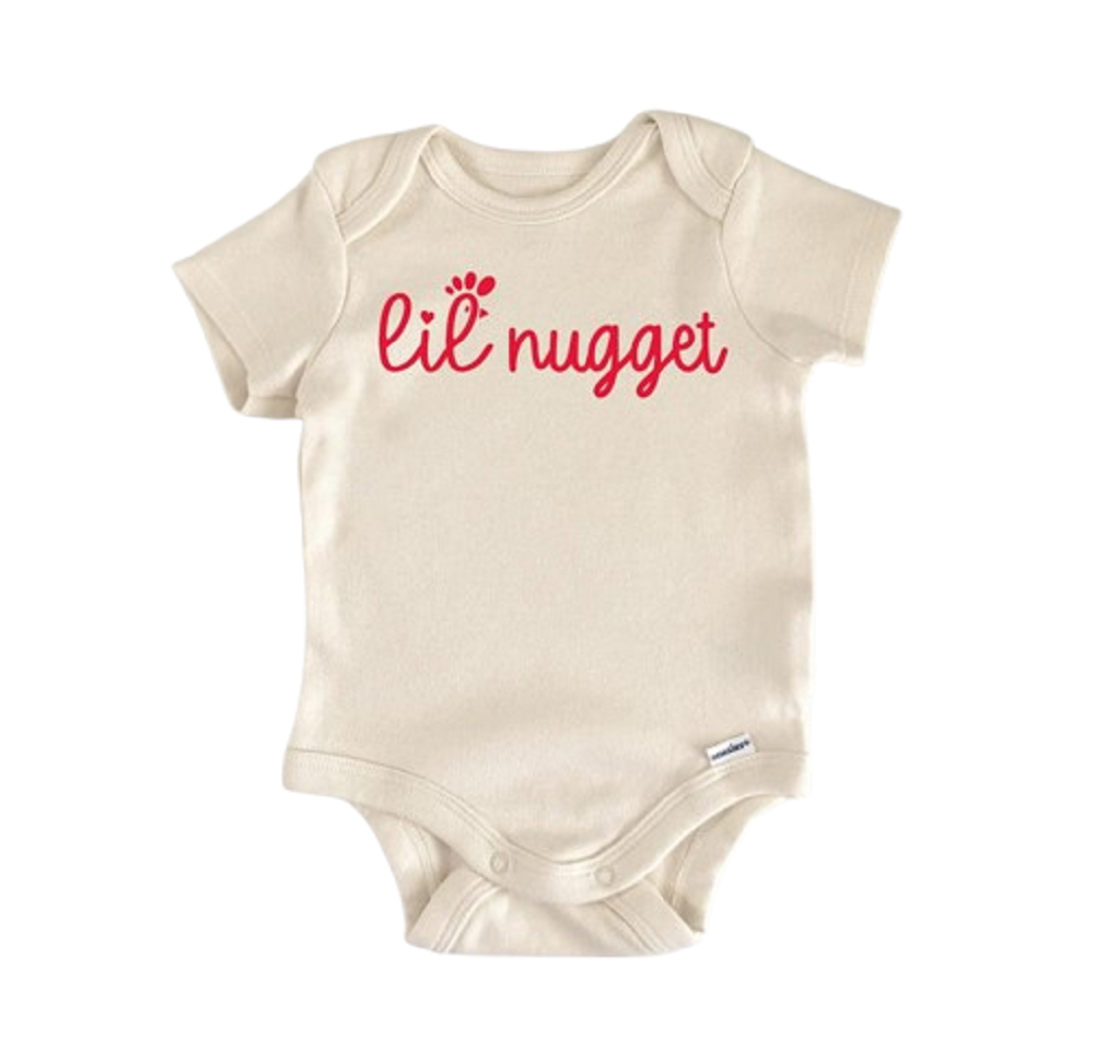 Chicken Nugget Foodie Food - Baby Boy Girl Clothes Infant Bodysuit Funny Cute Newborn  Funny Cute Onesie® | North Fork Forager LLC