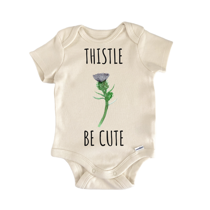Scottish Thistle Flower Baby Gift Baby Onesie®