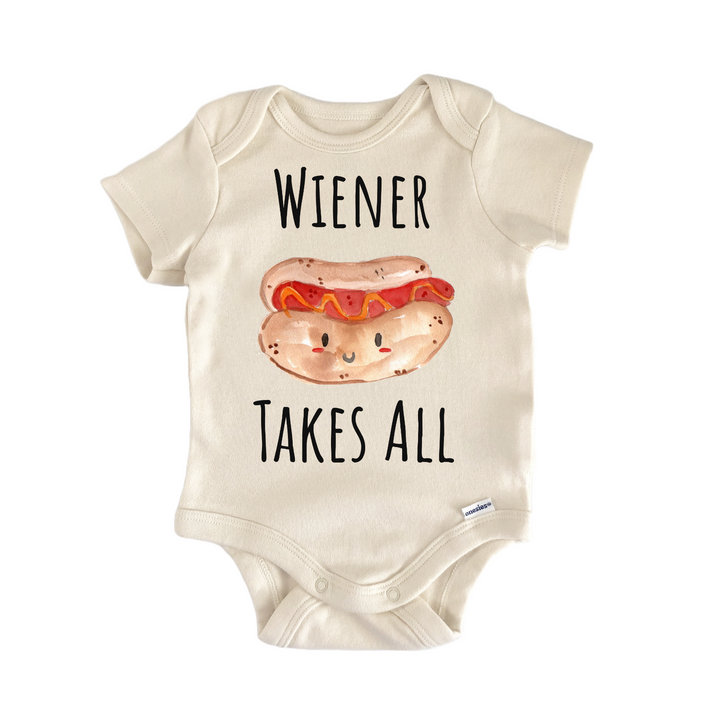 Hot Dog BBQ Wiener Foodie Baby Gift Baby Onesie®