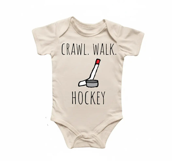 Ice Hockey - Baby Boy Girl Clothes Infant Bodysuit Funny Cute Newborn 3  Funny Cute Onesie® | North Fork Forager LLC