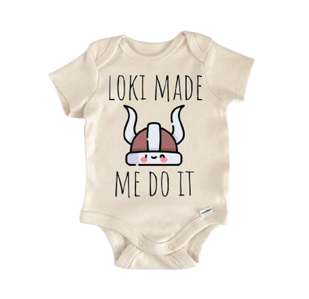 Viking Scandinavian Nordic - Baby Boy Girl Clothes Infant Bodysuit Funny Cute Newborn  Funny Cute Onesie® | North Fork Forager LLC