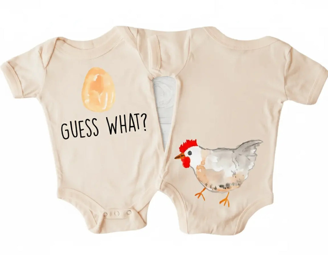 Chicken Butt Farm - Baby Boy Girl Clothes Infant Onesie® Funny Cute Newborn GS1  Funny Cute Onesie® | North Fork Forager LLC