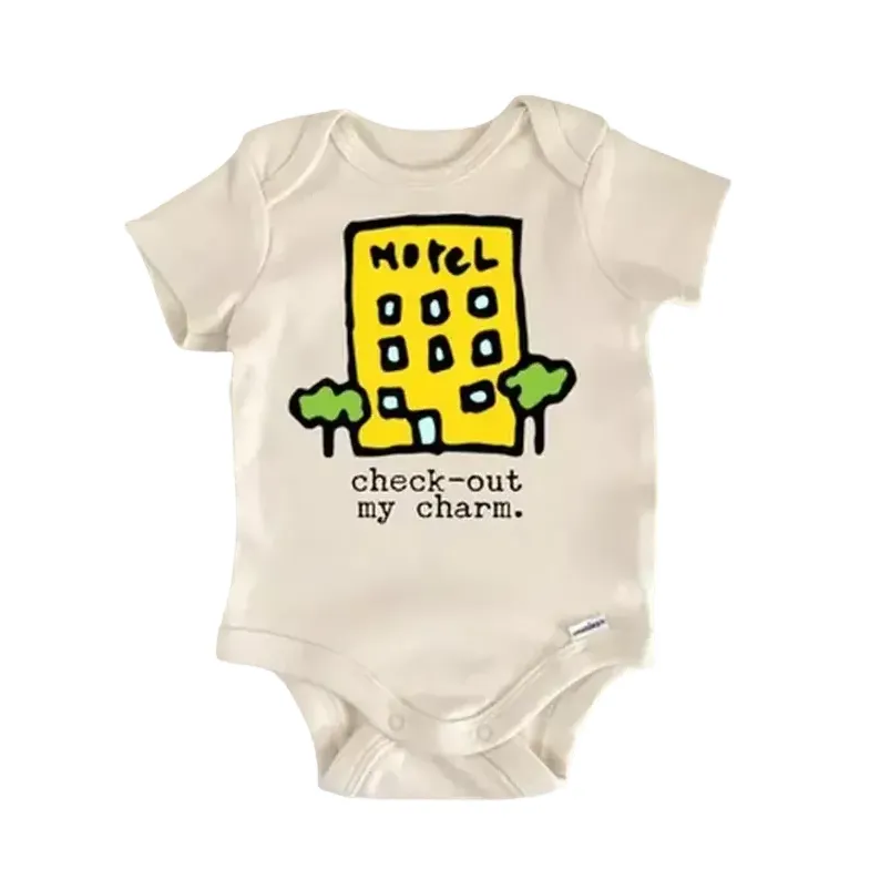 Hotel Hospitality Motel - Baby Boy Girl Clothes Infant Bodysuit Funny Cute Newborn  Funny Cute Onesie® | North Fork Forager LLC
