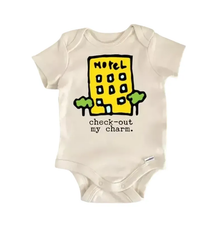 Hotel Hospitality Motel - Baby Boy Girl Clothes Infant Bodysuit Funny Cute Newborn  Funny Cute Onesie® | North Fork Forager LLC