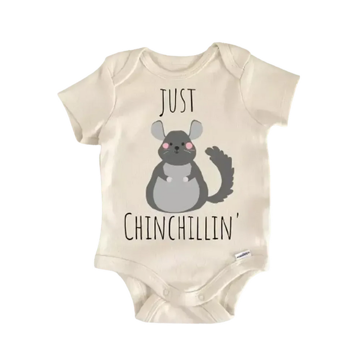 Chinchilla Animal Rodent - Baby Boy Girl Clothes Infant Bodysuit Funny Cute Newborn  Funny Cute Onesie® | North Fork Forager LLC