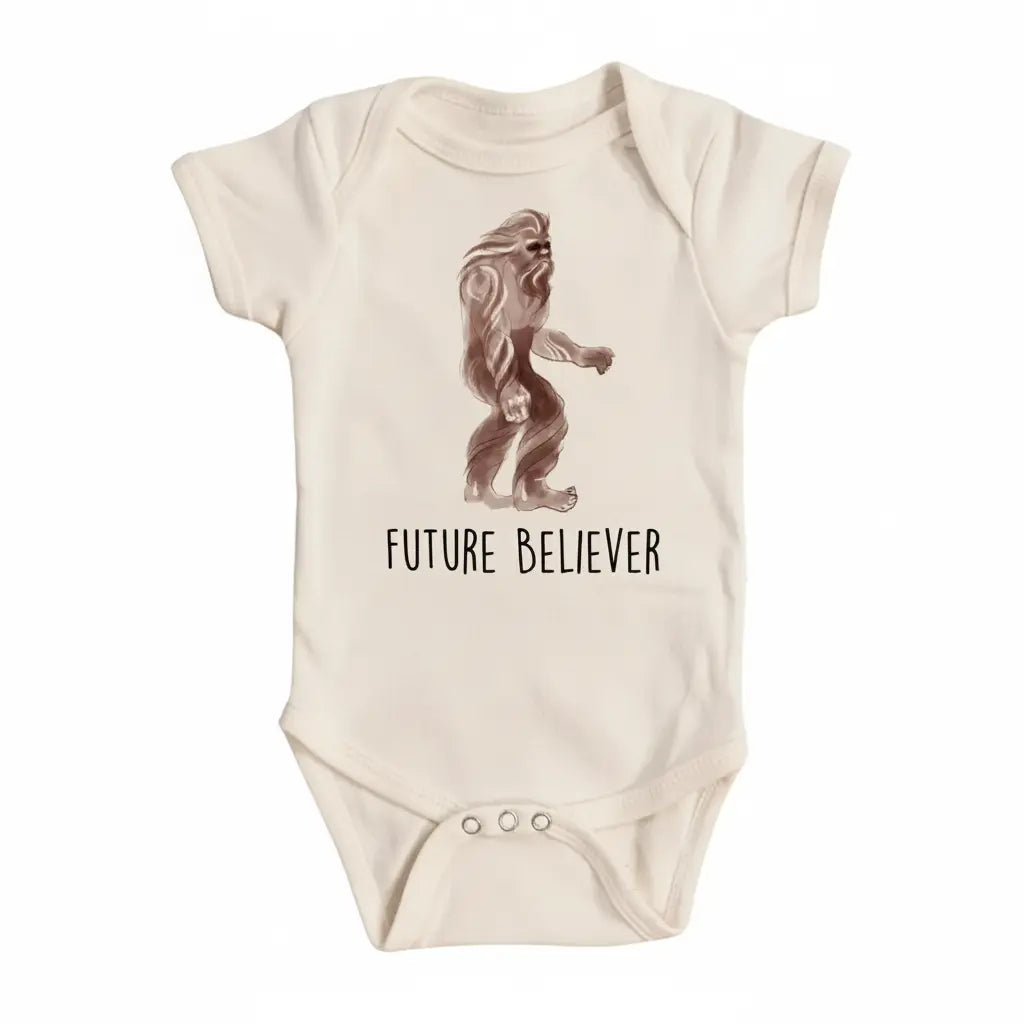 Big Foot Believer - Baby Boy Girl Clothes Infant Bodysuit Funny Cute Newborn  Funny Cute Onesie® | North Fork Forager LLC