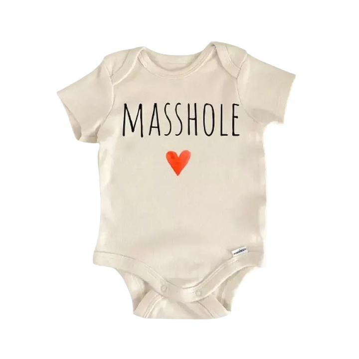 Boston Massachusetts  - Baby Boy Girl Clothes Infant Bodysuit Funny Cute Newborn  Funny Cute Onesie® | North Fork Forager LLC