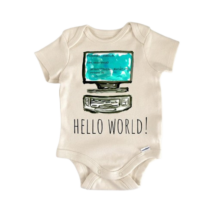 Coder Coding Programmer Code - Baby Boy Girl Clothes Infant Bodysuit Funny Cute GS2